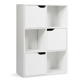 6 Cubes Wood Storage Shelves Organization