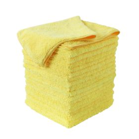 Microfiber Towel, Absorbent, Suitable for Car Cleaning, Kitchen, Glass Scrubbing, etc., 16*16 inches, 18 Packs