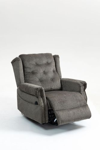 Power Lift Recliner Chair for Adults, Comfortable Velvet Reclining Chairs with Arms, Side Pockets and Adjustable Tufted Wing Back