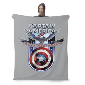 Marvel Captain America Brave New World Silk Touch Throw Blanket 50X60 Inches
