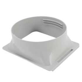 Air Conditioner Hose Coupler Square Support Clockwise Counterclockwise Threads 5.9in Caliber Tube Connector for Home (Option: as picture)