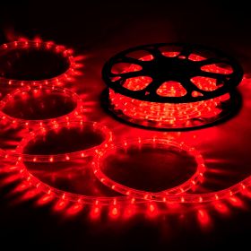 LED Rope Light 150ft Red (Option: as picture)