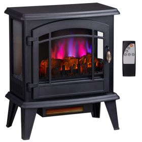 ZOKOP SF506-20B 120V 1400 20 Inches Fireplace Black (Color: Black)
