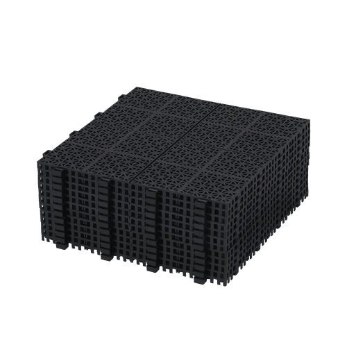 12 x 12 Inch Black Interlocking Deck Tiles Plastic Waterproof Outdoor All Weather Anti-slip Bathroom Shower Balcony Porch Strong Weight Capacity 12 x 12 Inch Black Interlocking Deck Tiles Plastic Waterproof Outdoor All Weather Anti-slip Bathroom Shower Balcony Porch Strong Weight Capacity