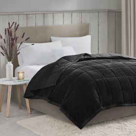 Reversible HeiQ Smart Temperature Down Alternative Blanket (Color: as Pic)