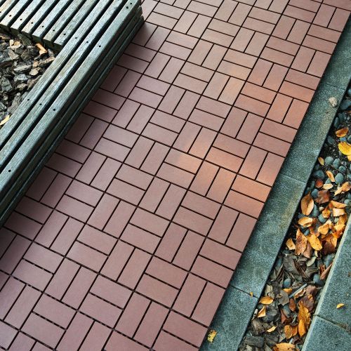 Plastic Interlocking Deck Tiles,44 Pack Patio Deck Tiles,12"x12" Square Waterproof Outdoor All Weather Use