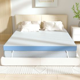 White Memory Cotton bedding Pad 3 (Color: White,FULL, size: WH,FULL)